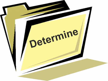 Determine